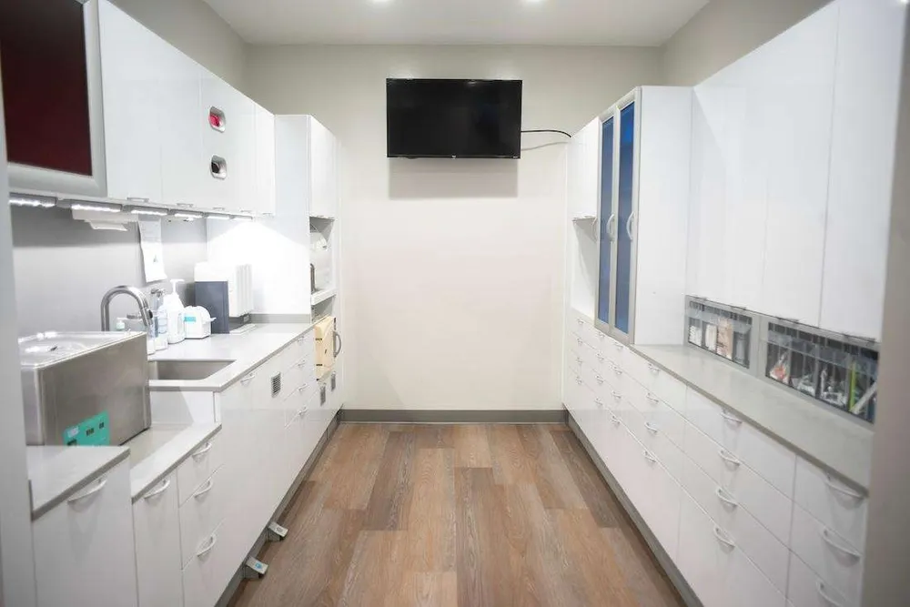 A treatment room in the Vandervoort office